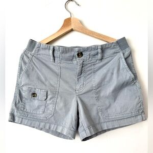 Womens Sonoma Light Blue Cotton Utility Shorts sz8